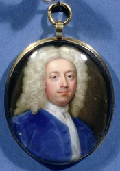 Miniatura de Joseph Addison (1672-1719)
